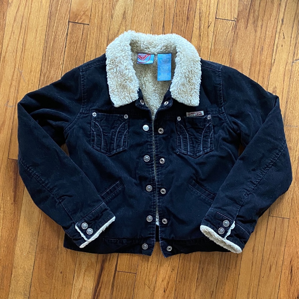 Vintage Roxy Sherpa Lined Cord Jacket